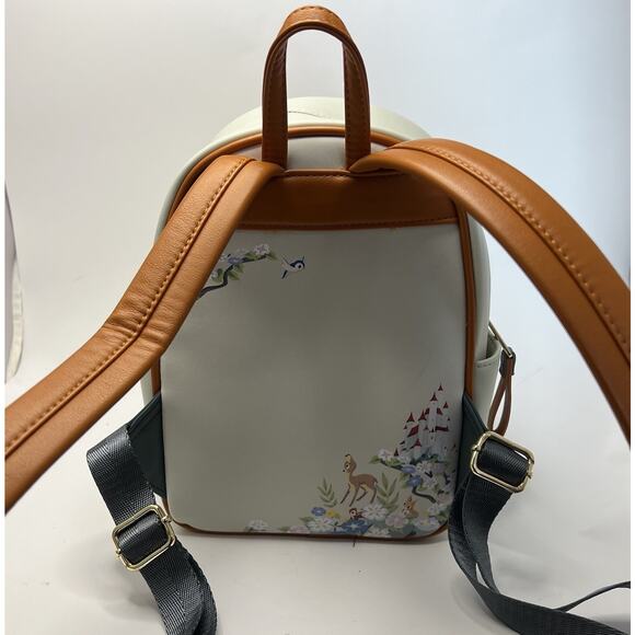Loungefly Disney Snow White and the Seven Dwarfs Floral Mini Backpack Prince Bag - Picture 7 of 14